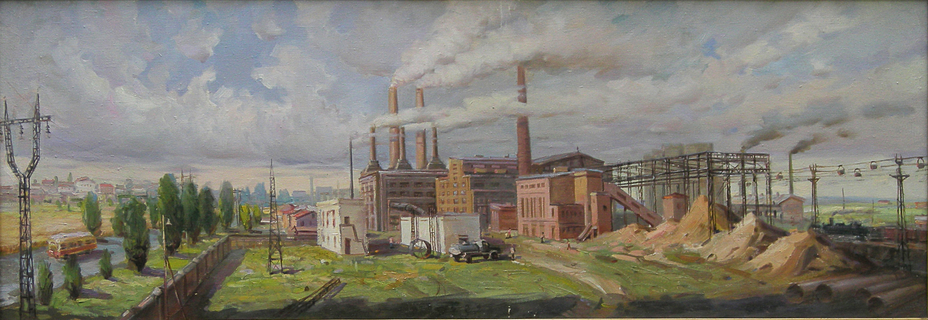 Новоздолбунівський цементний завод. І.Кузнєцов, 1959 р.
