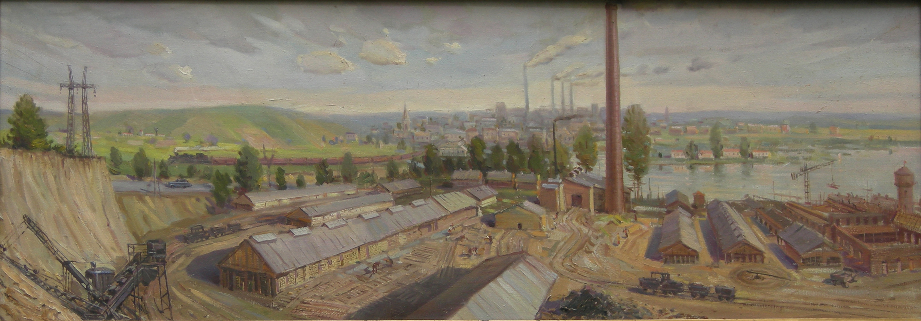 Цегельний завод на околиці м. Здолбунова. І.Кузнєцов, 1959 р.