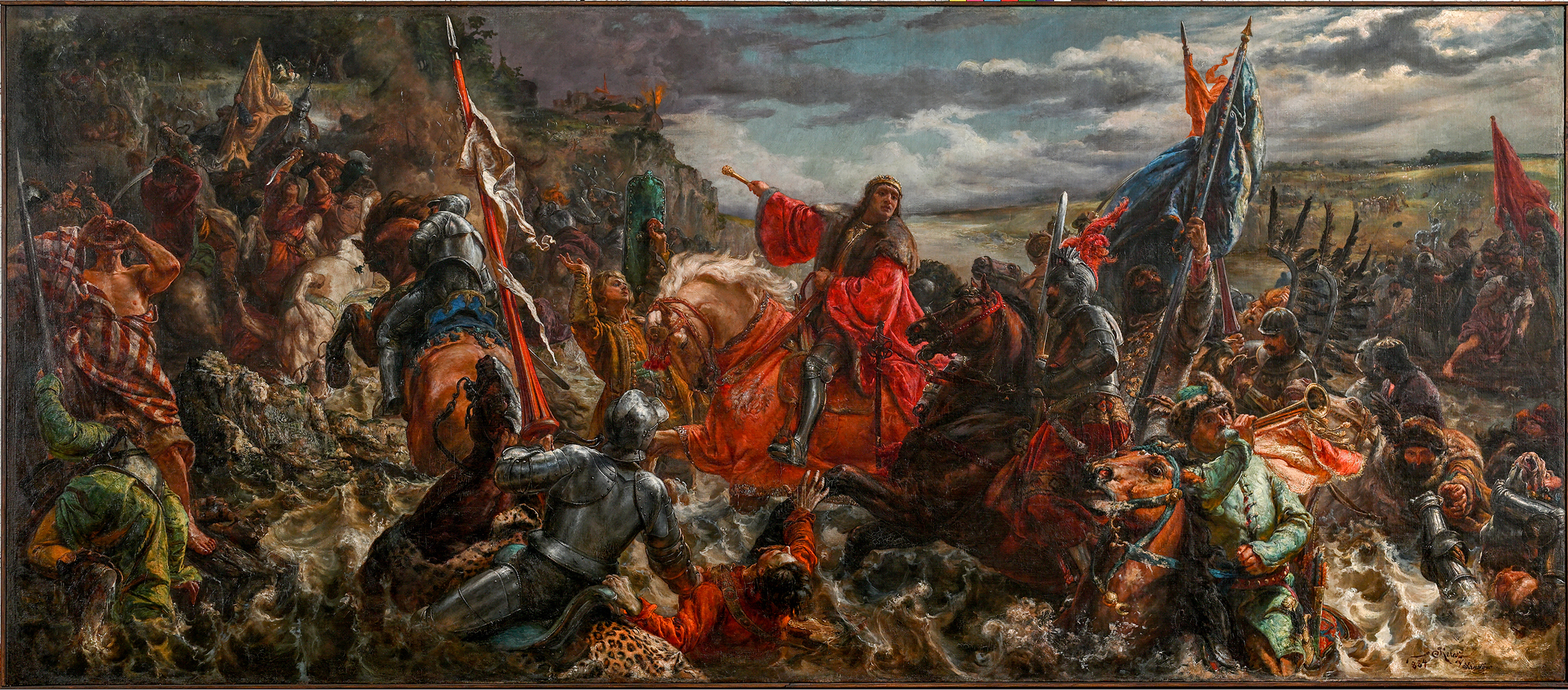 Битва під Оршею. Юзеф Фелікс Менціна Кжеш, 1884 р.